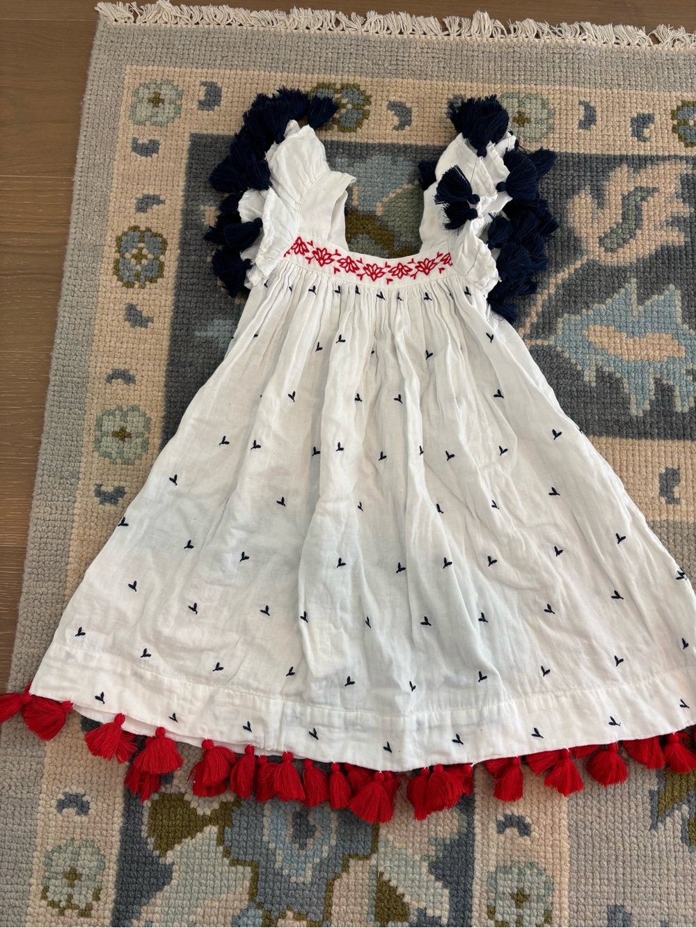 Mer St. Barth tassel dress, size 4.